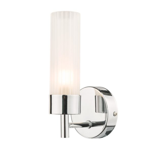 Laura Ashley LA3756153-Q Howard Bathroom Wall Light In Polished Chrome Finish IP44