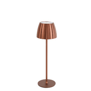 Modern table lamp red 3-step dimmable rechargeable - Dolce